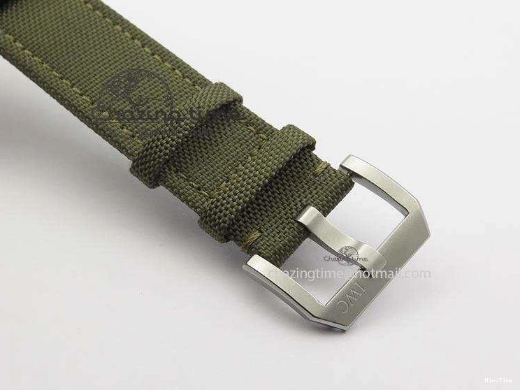 MIROTIME 0208 SunProtective MARK XVII IW324702 Real Ceramic MK Best Edition Green Dial On Green Nylon Strap A 7288